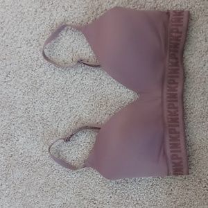 PINK wireless tshirt bra size about 32C